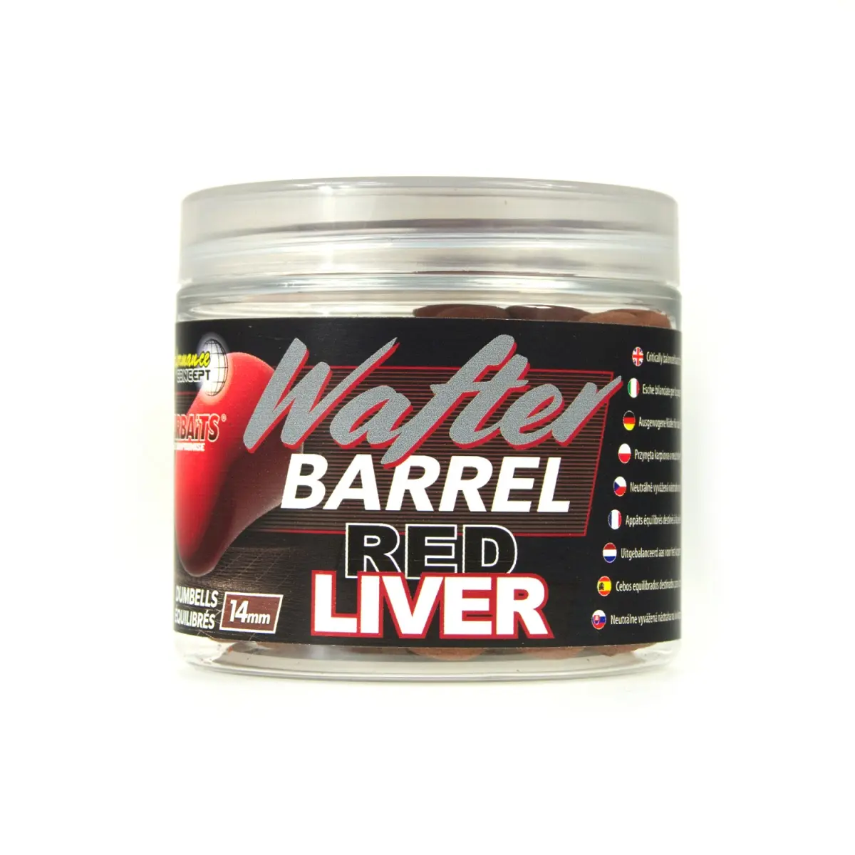 Starbaits PC Red Liver Barrel Waftersrozmiar 14mm - MPN: 43109 - EAN: 3297830431099