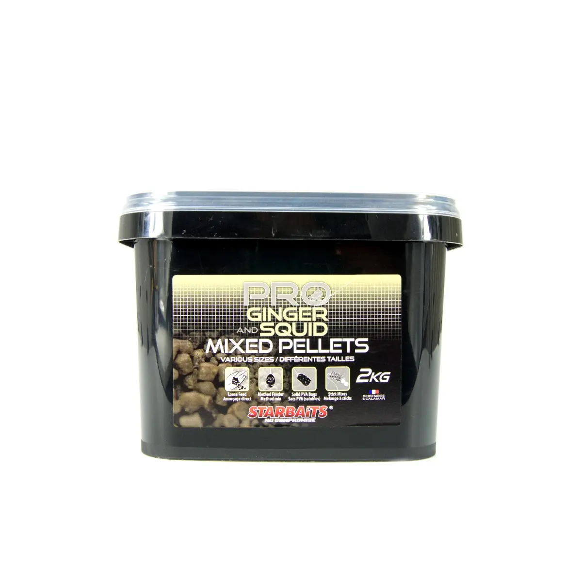 Starbaits Probiotic Ginger Squid Mixed Pelletsopakowanie 2kg - MPN: 42969 - EAN: 3297830429690