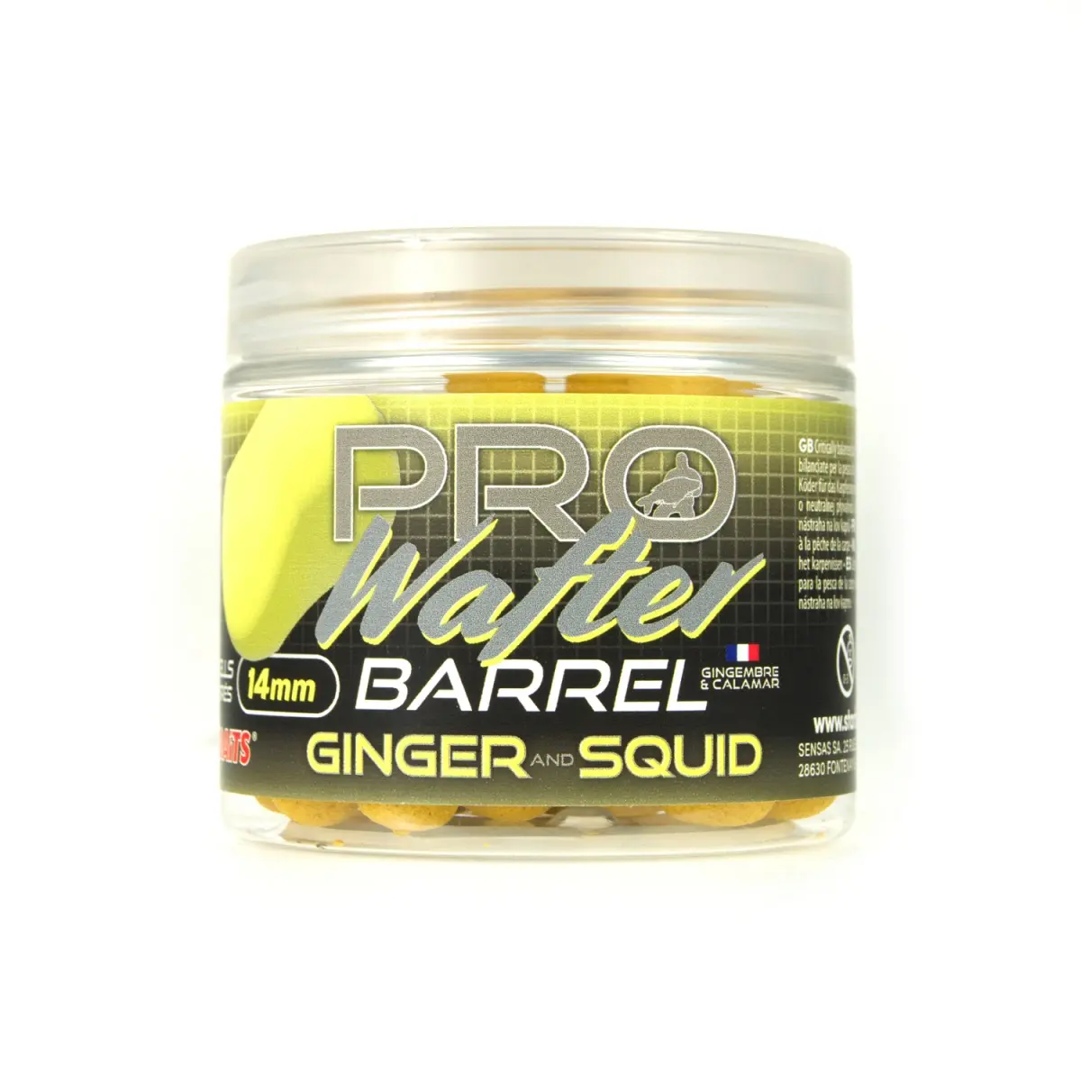 Starbaits Probiotic Ginger Squid Barrel Waftersrozmiar 14mm - MPN: 43459 - EAN: 3297830434595