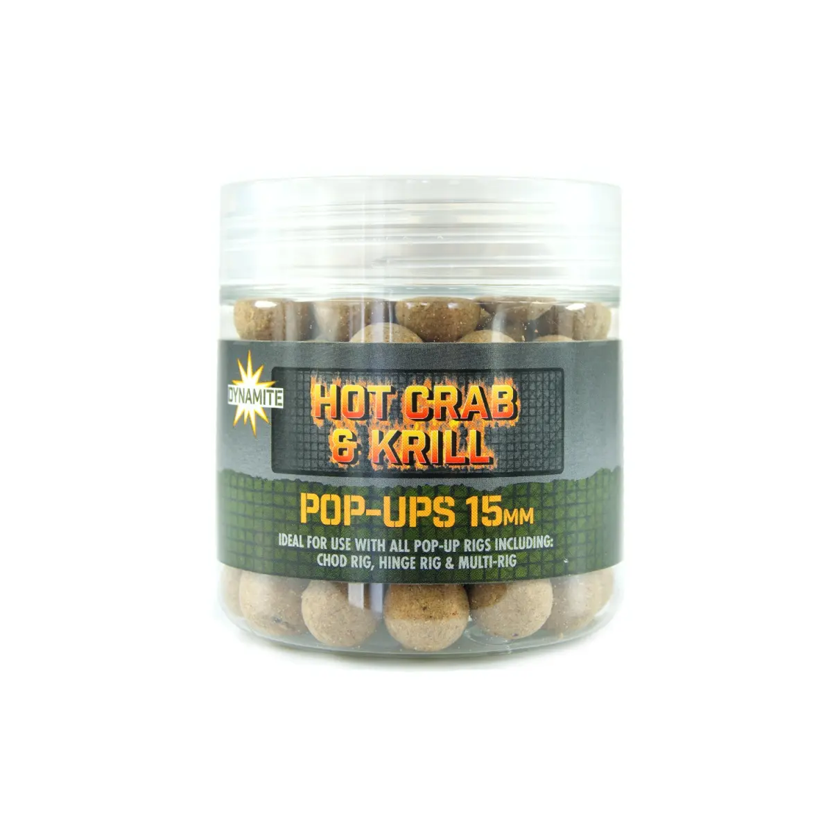 DynamiteBaits Hot Crab & Krill Pop-Uprozmiar 15mm - MPN: DY1647 - EAN: 5031745226689