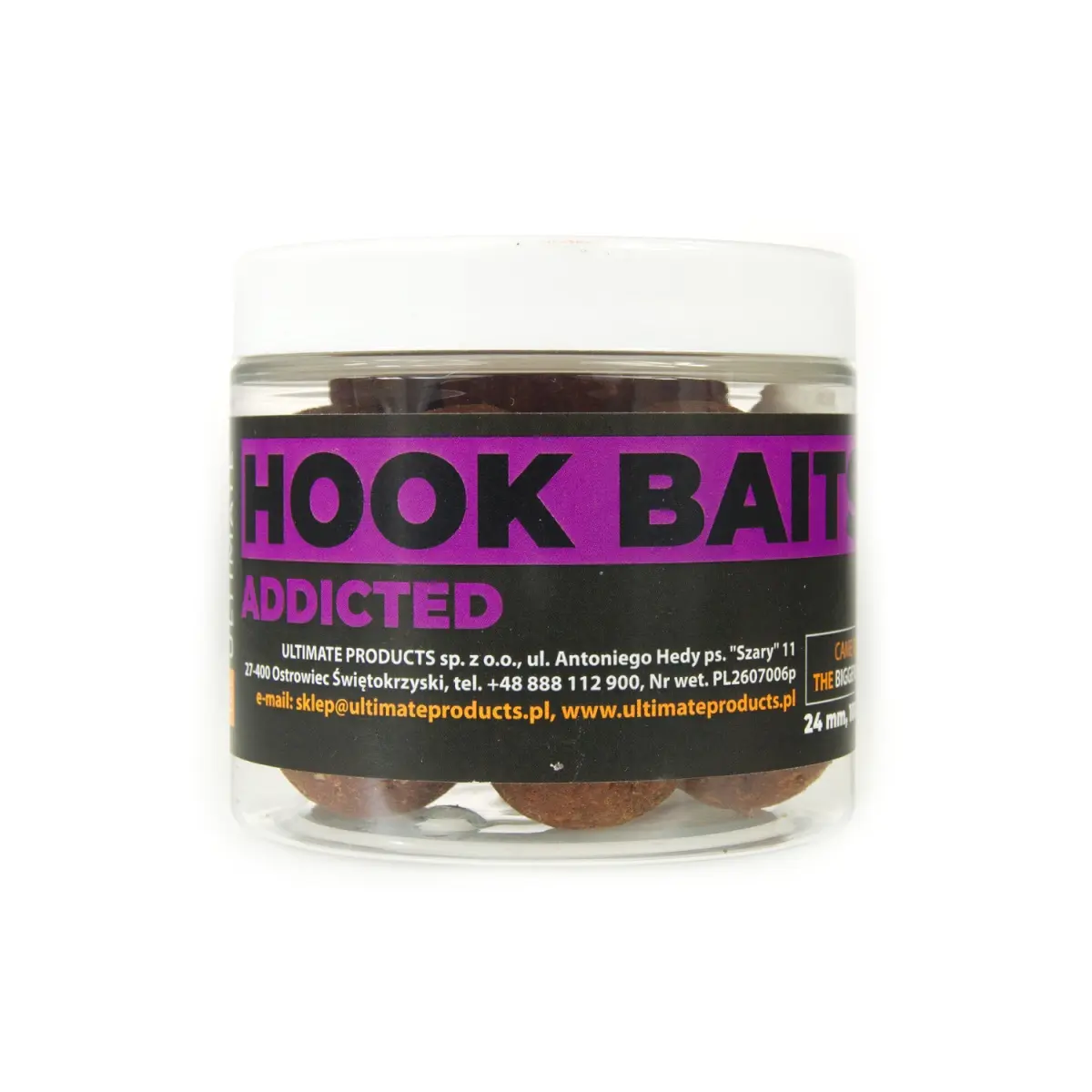 UltimateProducts Addicted Hookbaitsrozmiar 24 mm - EAN: 5903855433458