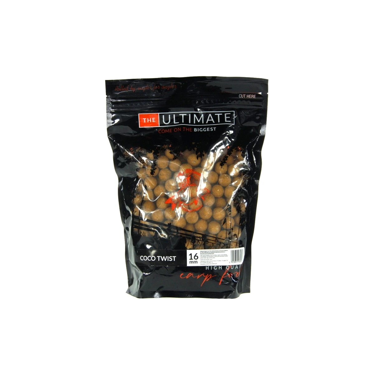 UltimateProducts Juicy Series Coco Twist Boilies 16mm / 1 kg - EAN: 5903855433977 
