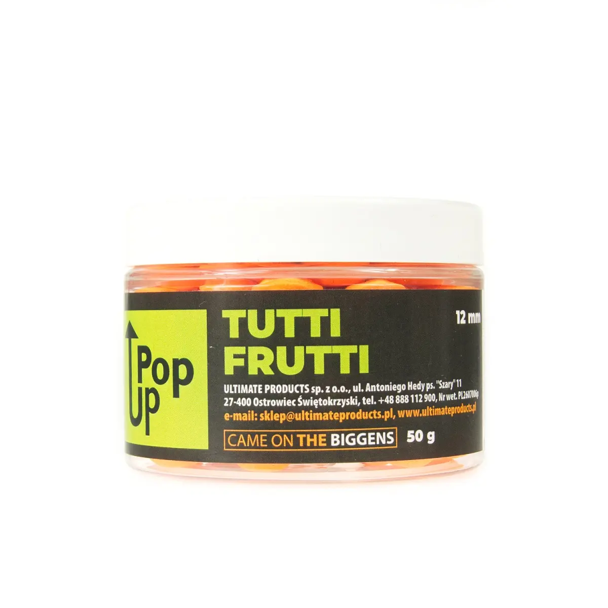 UltimateProducts Juicy Series Tutti Frutti Pop-Upsrozmiar 12 mm - EAN: 5903855433694