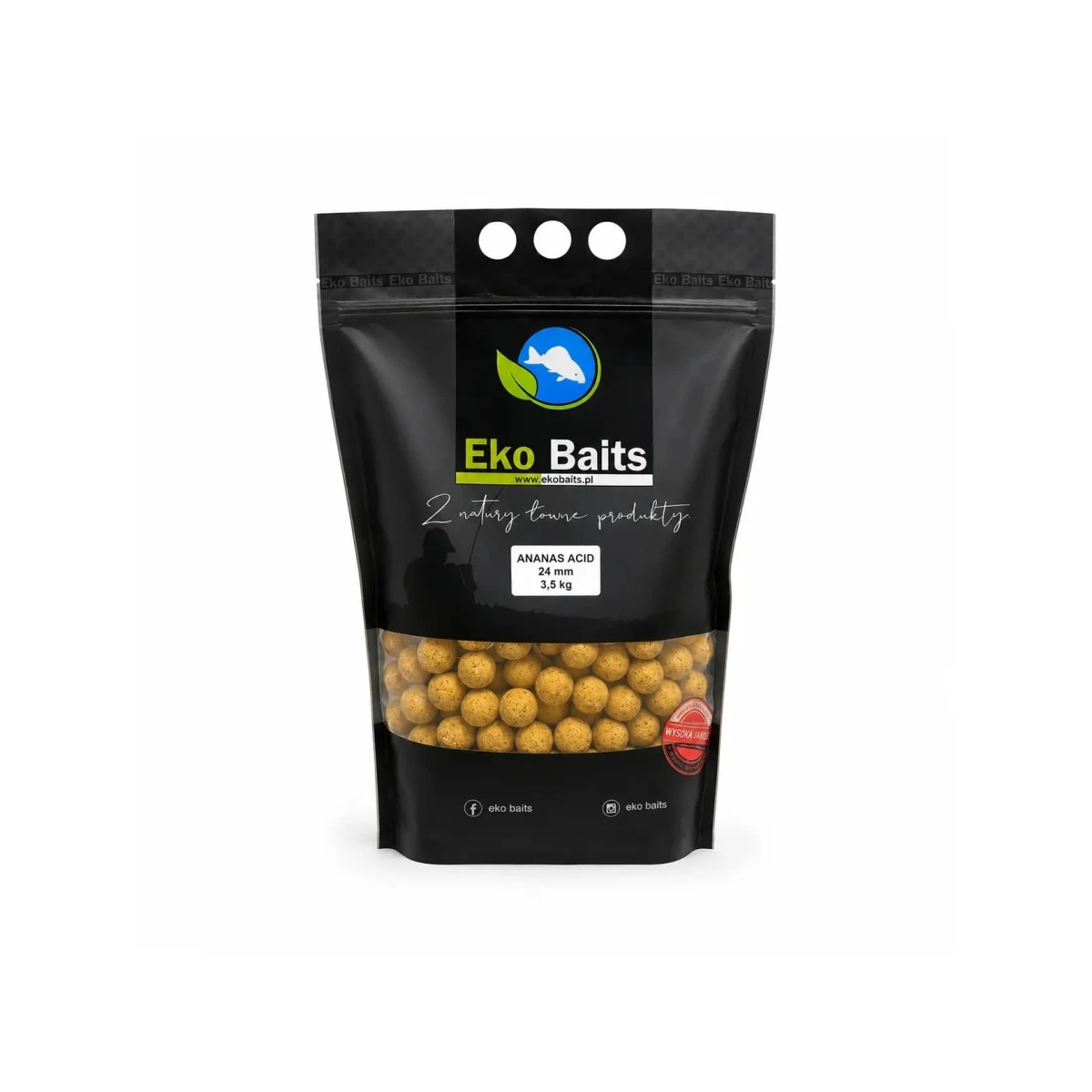 Eko Baits Economy Boilies  - Ananas Acid rozmiar 24mm / 3.5kg - EAN: 5904734012917