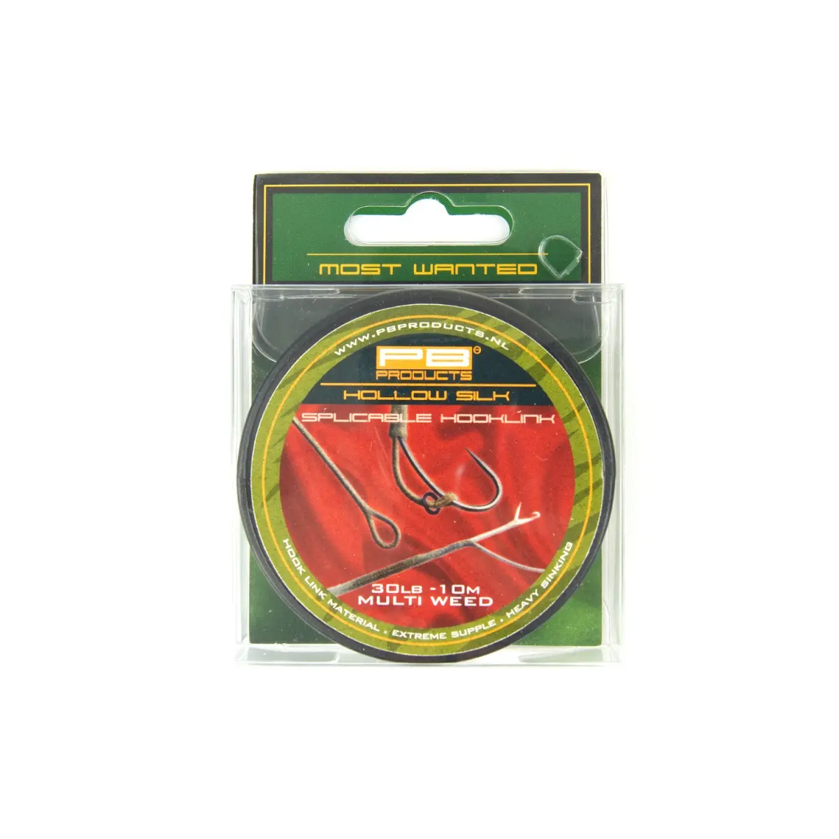 PB Hollow Silk Splicable Hooklink kolor Multi Weed (roślinność) - MPN: 10077 - EAN: 8717524100773