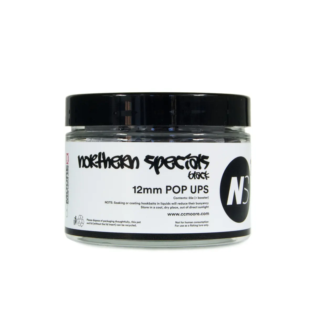 CcMoore Northern Special Pop Ups - NS1 Black - Limited Edition rozmiar 12 mm - MPN: 90675 - EAN: 634158435546