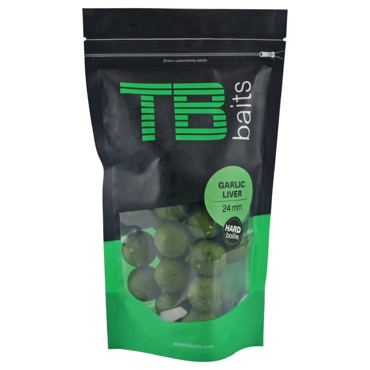 TB Baits Garlic Liver HARD Boiliesrozmiar 24mm / 250g - MPN: TB00115 - EAN: 8596601001154