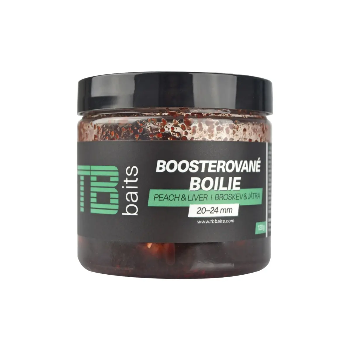 TB Baits Peach Liver Boosted Boilierozmiar 20-24mm / 120g - MPN: TB00623 - EAN: 8596601006234