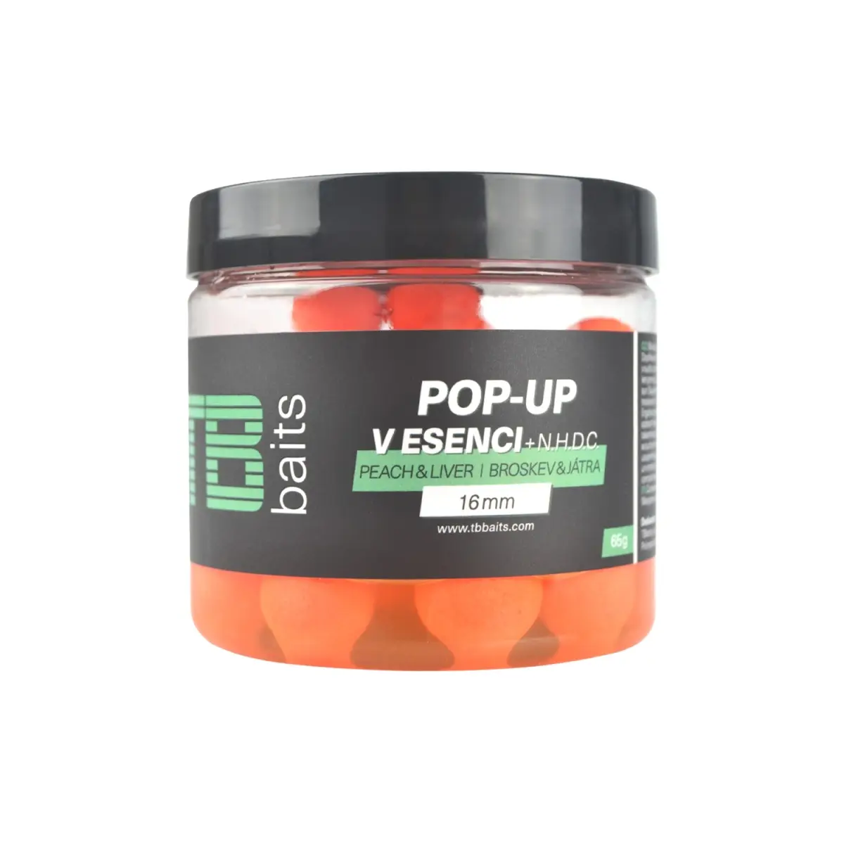 TB Baits Pop-Up Orange Peach Liver + NHDCrozmiar 16mm / 65g - MPN: TB00628 - EAN: 8596601006289