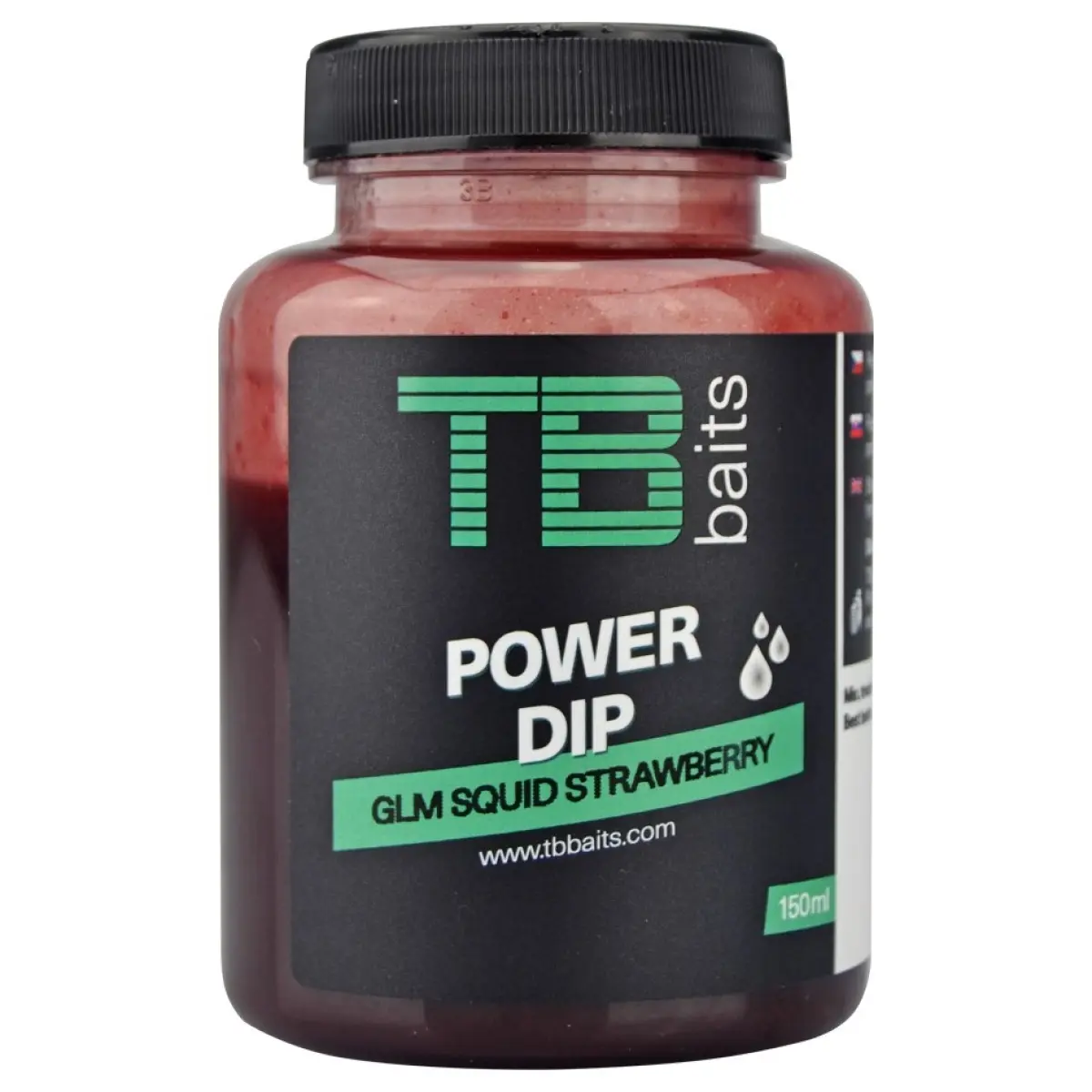 TB Baits GLM Squid Strawberry Power Dip opakowanie 150ml - MPN: TB00255 - EAN: 8596601002557