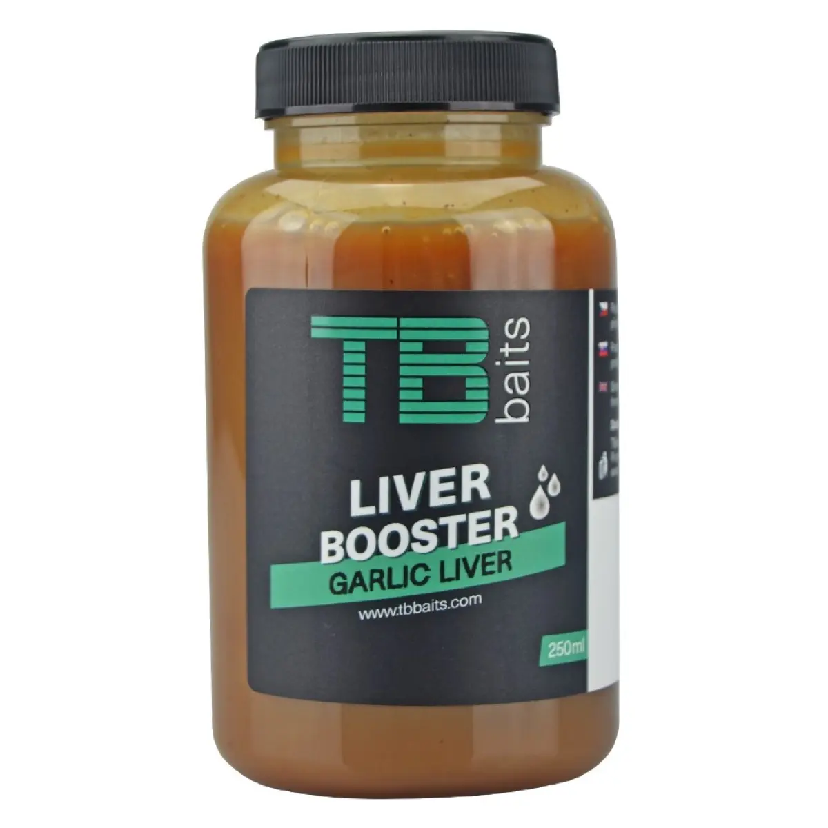 TB Baits Garlic Liver Liver Boosteropakowanie 250ml - MPN: TB00278 - EAN: 8596601002786