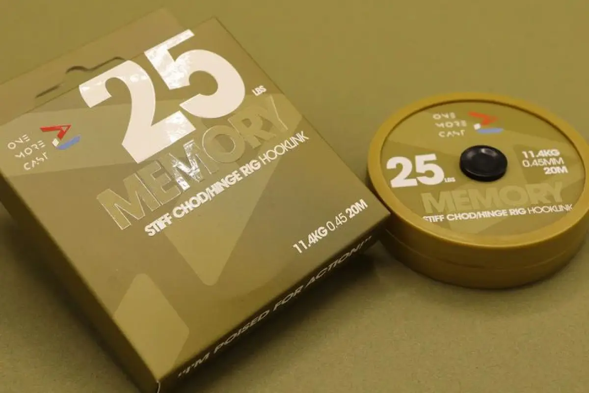 One More Cast MEMORY Super Stiff Chod & Hinge Rig Hooklinkrozmiar 0.45mm / 25lb - MPN: OMCS25 - EAN: 5060939130259