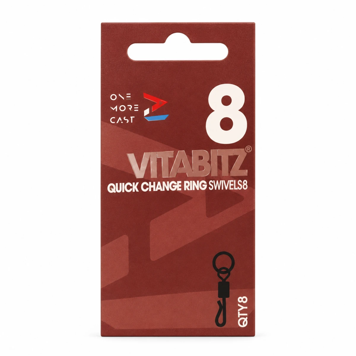 One More Cast Vitabitz Size 8 QC Ring Swivel 8rozmiar 8 - MPN: OMCQ8 - EAN: 5060939130488