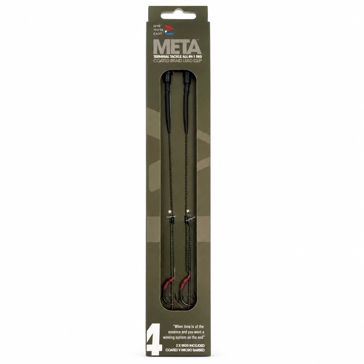 One More Cast META Terminal Tackle All-In-One Rig 2 - Leadclip 4rozmiar 4 - MPN: OMCSR24 - EAN: 5060939130587