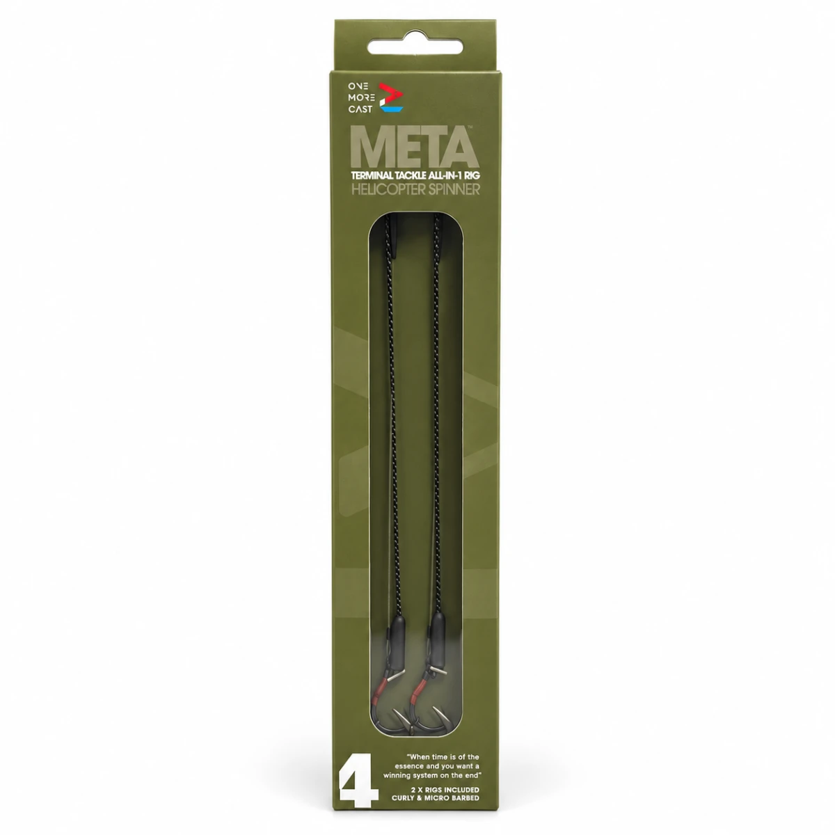 One More Cast META Terminal Tackle All-In-One Rig 3 - Helicopter/Spinner 4rozmiar 4 - MPN: OMCSR34 - EAN: 5060939130600