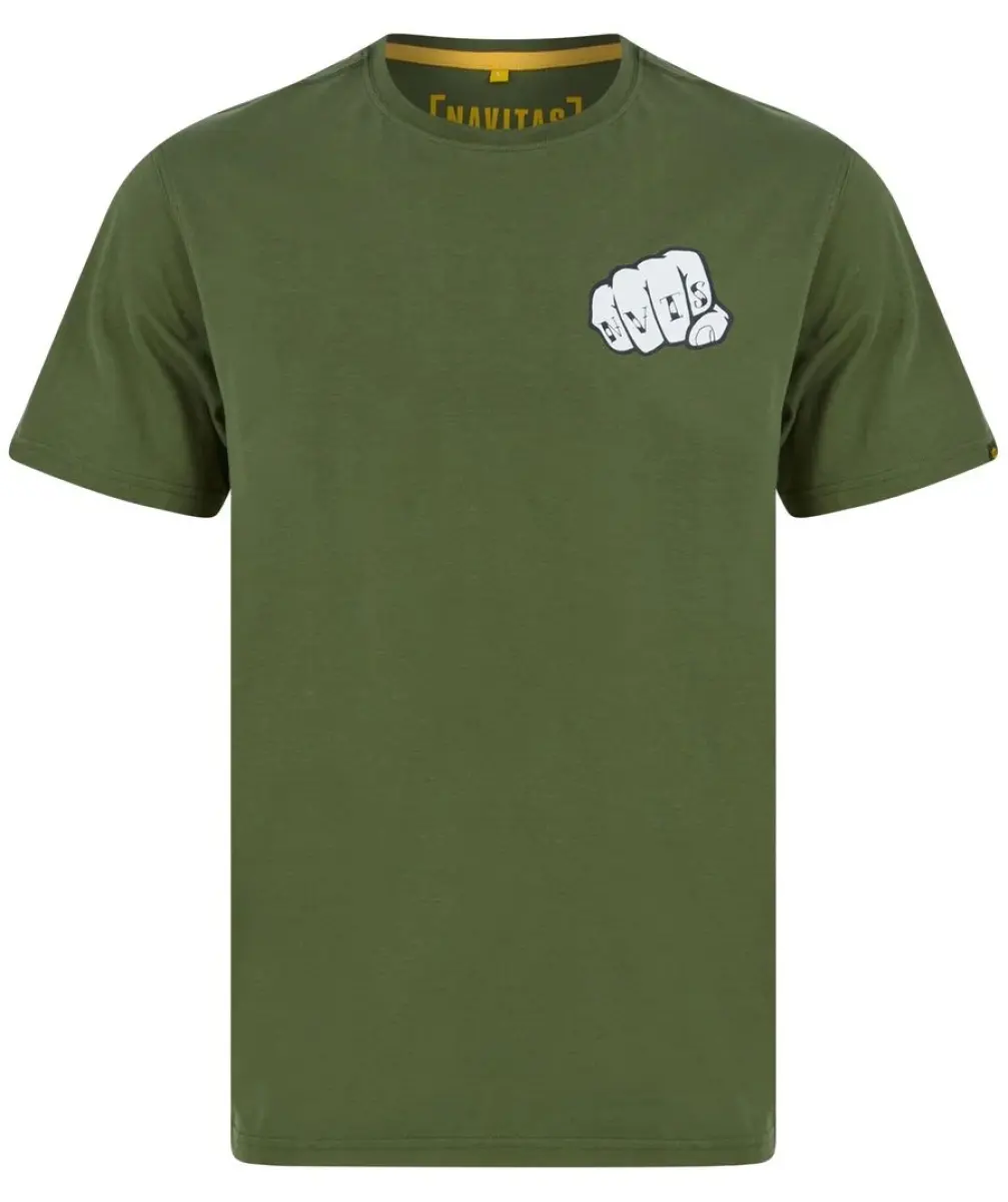 NAVITAS Knuckles T-Shirt Green XXLrozmiar XXL - MPN: NTTT4836-2XL - EAN: 5060771722537