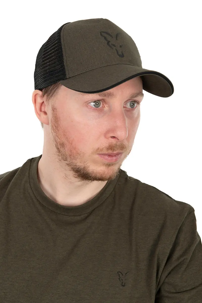 Fox Collection Trucker Cap Green & Blackrozmiar uniwersalny - MPN: CHH018 - EAN: 5056212171804