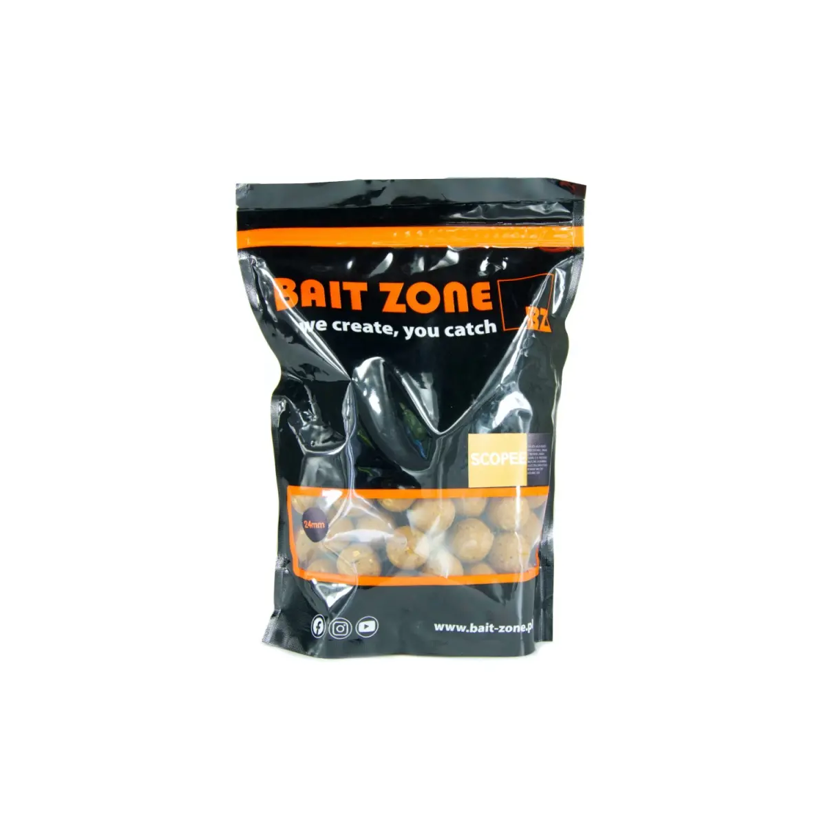 Bait Zone Boilies SCOPEErozmiar 24mm / 1kg - MPN: 126 - EAN: 200000076597