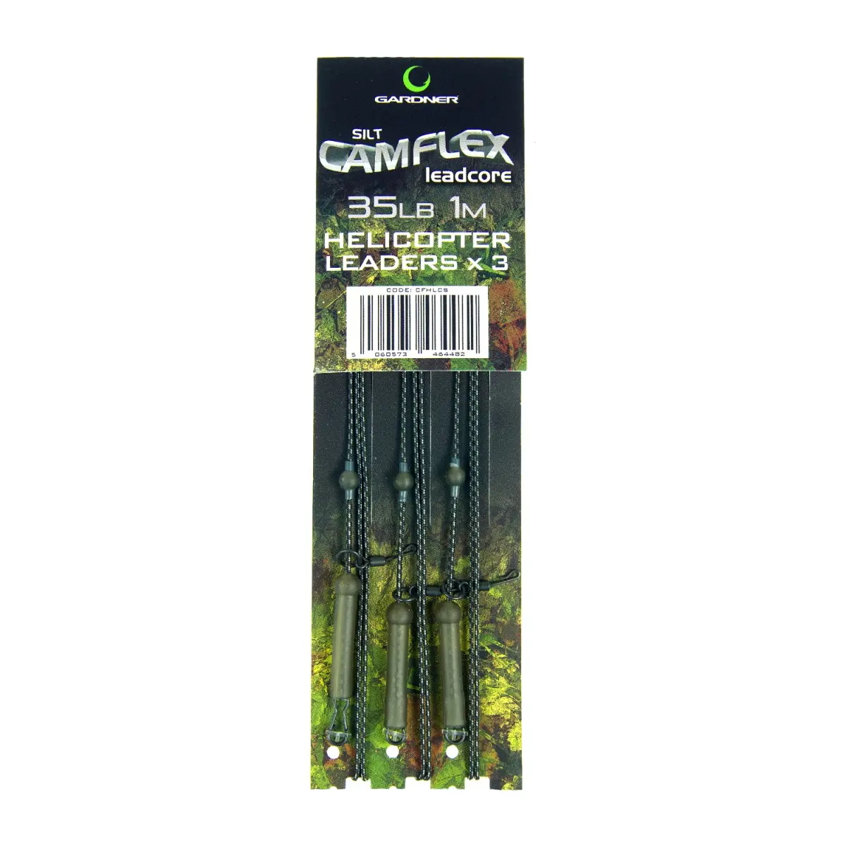 Gardner Camflex Helicopter Leadcore Leadersmodel 35lb (Silt) / 1.5m - MPN: CFHLCS - EAN: 5060573464482
