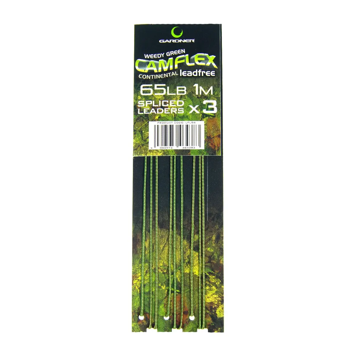 Gardner Camflex Leadfree Spliced Leadermodel 65lb / Green (zielony) - MPN: LFLG6 - EAN: 5060573464383