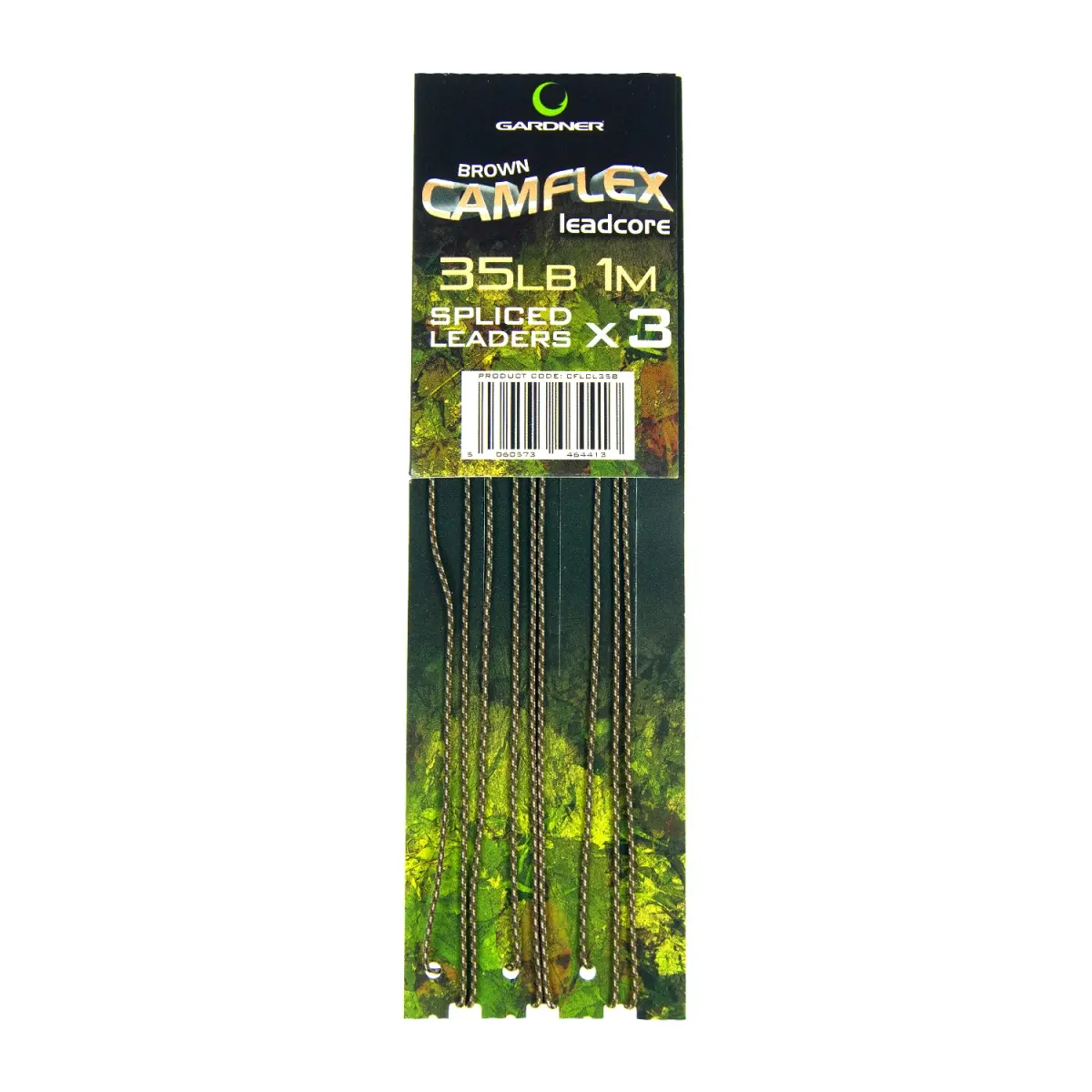 Gardner Camflex Leadcore Spliced Leader 35lb / Brown (brązowy)model 35lb / Brown (brązowy) - MPN: CFLCL35B - EAN: 5060573464413
