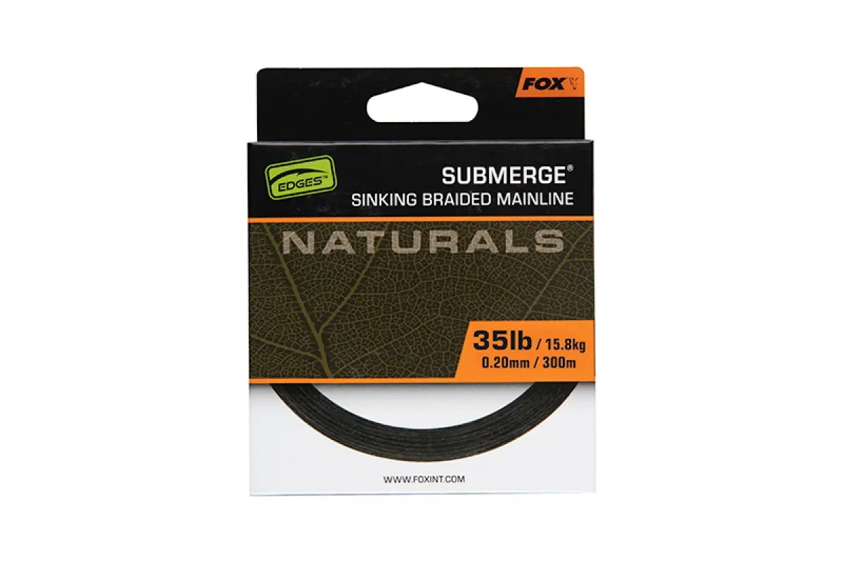 Fox EDGES Submerge Naturals Braidmodel 0.20mm 35lb/15.8kg (300m) - MPN: CBL024 - EAN: 5056212172788