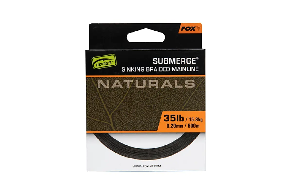 Fox EDGES Submerge Naturals Braidmodel 0.20mm 35lb/15.8kg (600m) - MPN: CBL025 - EAN: 5056212172795