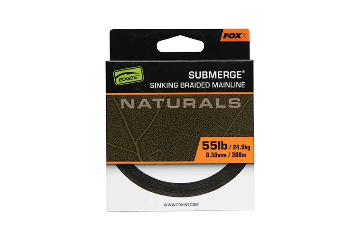 Fox EDGES Submerge Naturals Braidmodel 0.30mm 55lb/24.9kg (300m) - MPN: CBL028 - EAN: 5056212172825