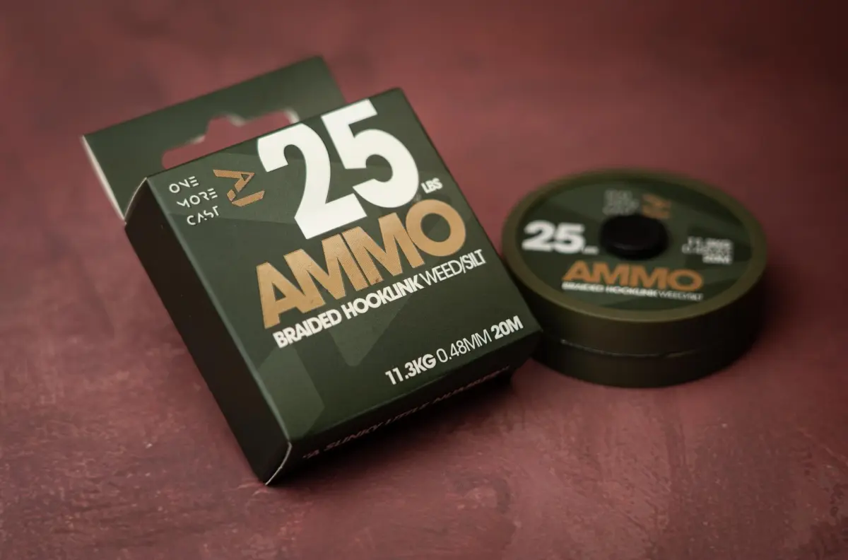 One More Cast AMMO Braidmodel Weed/Silt 25lb - MPN: OMCAH25WS - EAN: 5060939132321