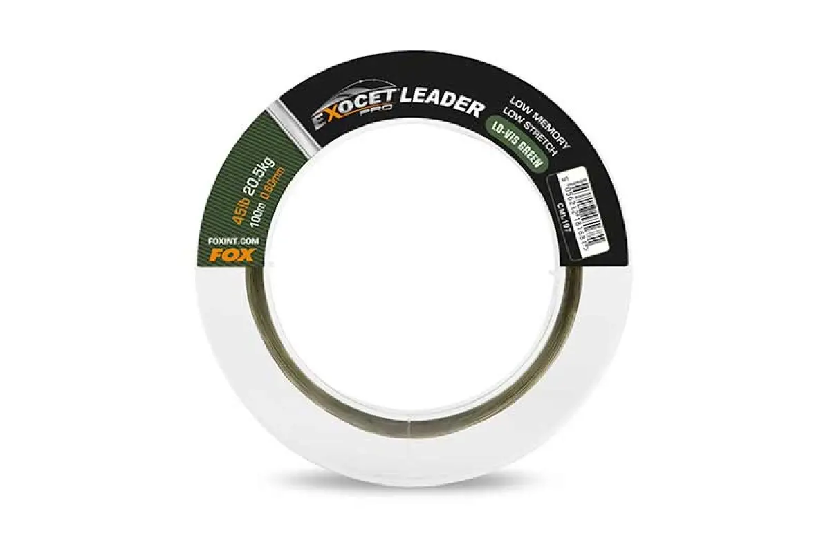 Fox Exocet PRO Leaderwersja 45lb (20.5kg) / 0.60mm x 100m - MPN: CML197 - EAN: 5056212181681