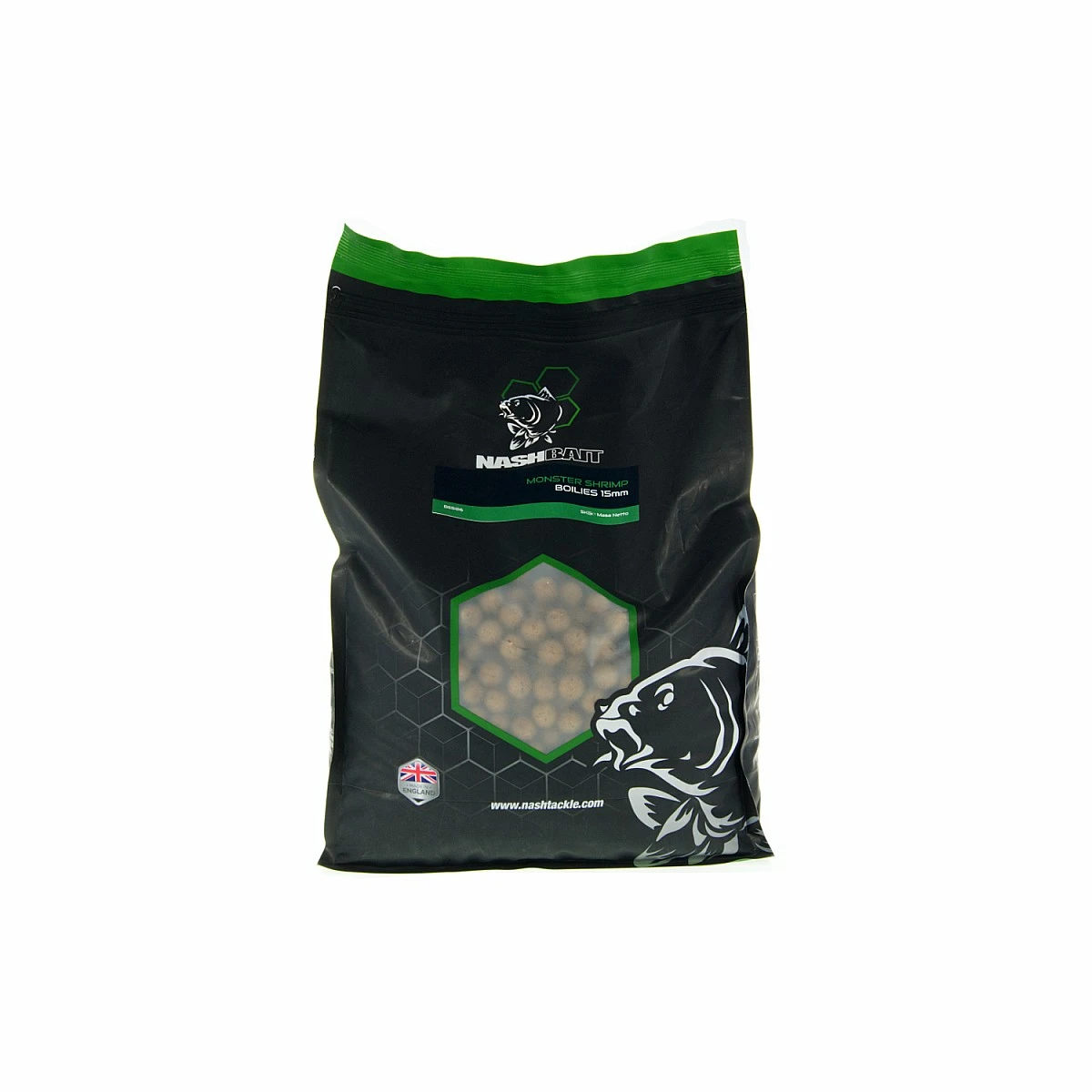 Nash Monster Shrimp Boilies 15mm / 5kgrozmiar 15mm / 5kg - MPN: B6506 - EAN: 5055108865063