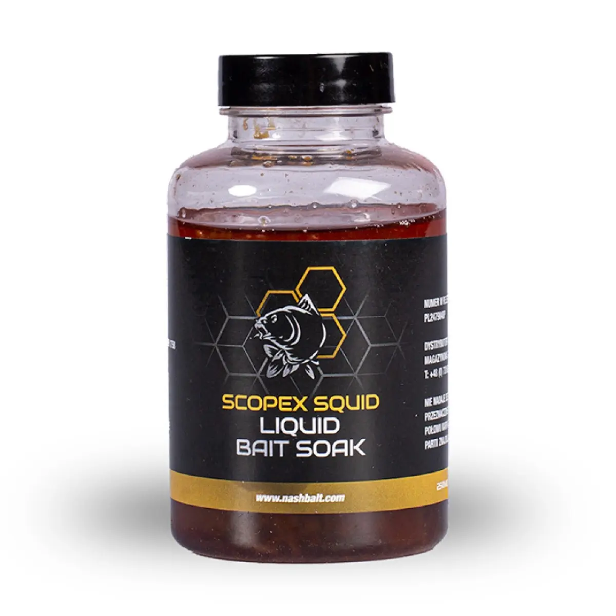 Nash Scopex Squid Liquid Bait Soak opakowanie 250ml - MPN: B6375 - EAN: 5055108863755