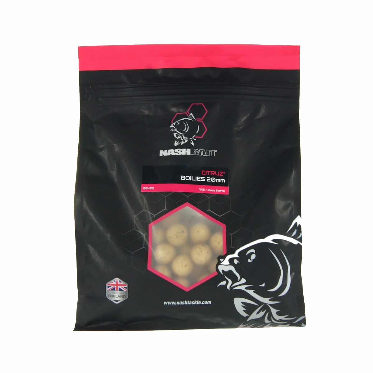 Nash Citruz Boiliesrozmiar 20mm / 1kg - MPN: B6402 - EAN: 5055108864028