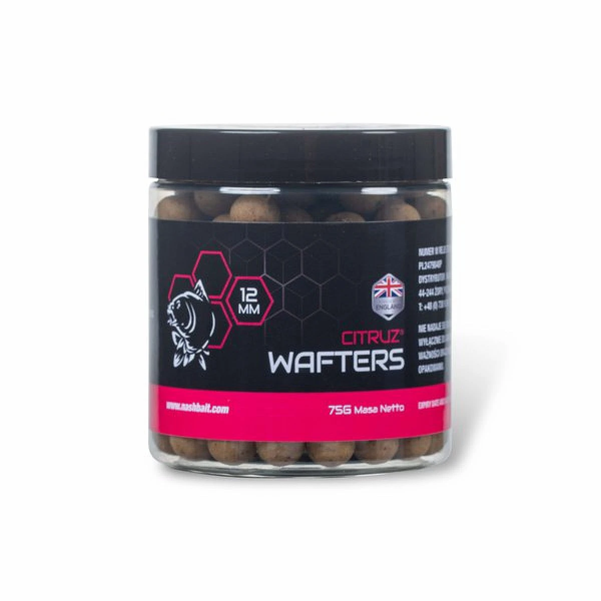 Nash Citruz Waftersrozmiar 12mm / 75g - MPN: B6445 - EAN: 5055108864455