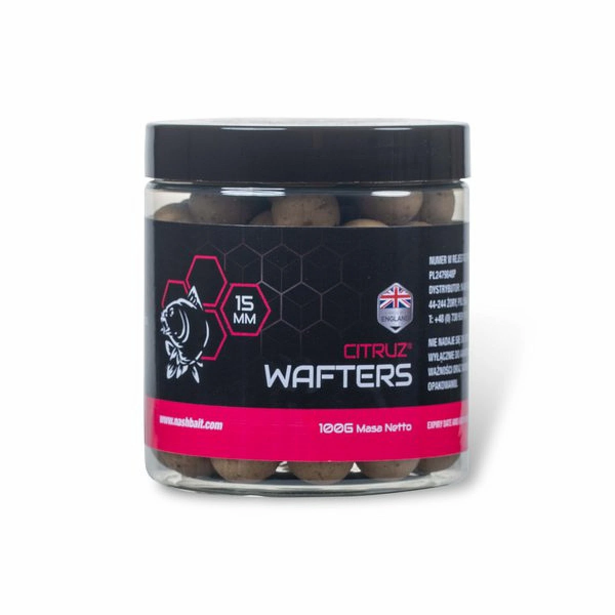 Nash Citruz Waftersrozmiar 15mm / 75g - MPN: B6446 - EAN: 5055108864462
