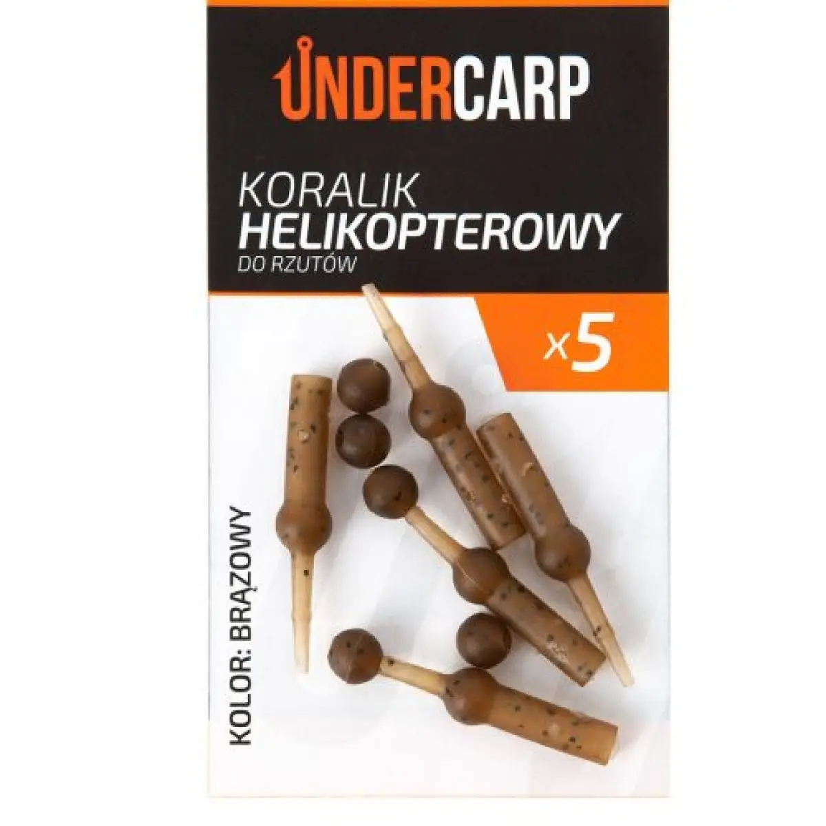 UnderCarp - Koralik Helikoperowy Do Rzutów brązowykolor brązowy - MPN: UC687 - EAN: 5902721608099