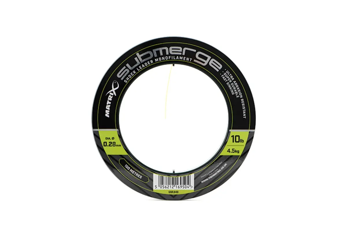 Matrix Submerge Shock Leader - 100mrodzaj 0.28mm/10lb/4.5kg - MPN: GML040 - EAN: 5056212169504