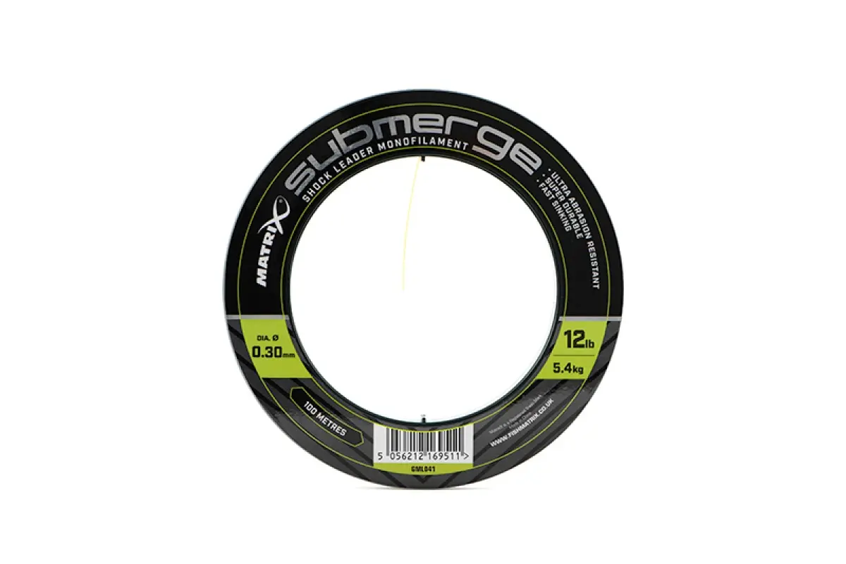 Matrix Submerge Shock Leader - 100mrodzaj 0.30mm/12lb/5.4kg - MPN: GML041 - EAN: 5056212169511