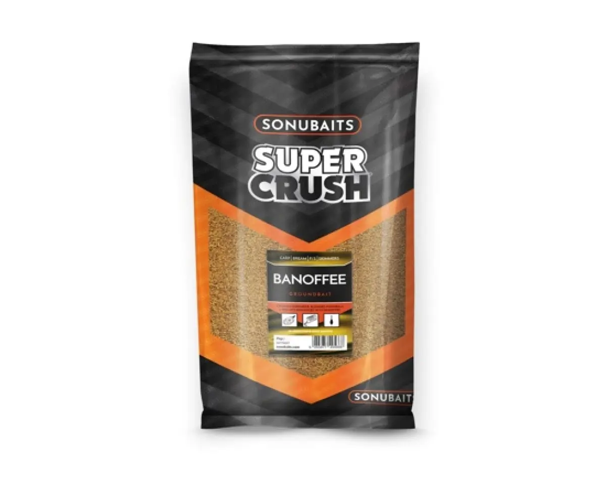 Sonubaits Supercrush Groundbait - Banoffeeopakowanie 2kg - MPN: S1770037 - EAN: 5056317709100