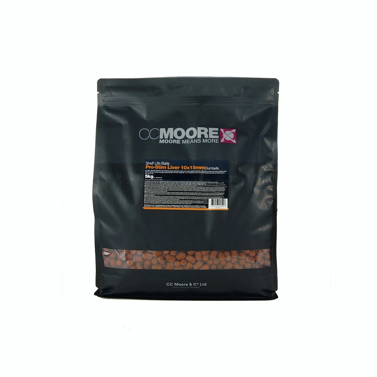 CCMoore Pro-Stim Liver Dumbells - 5kg rozmiar 10x15mm/5kg - MPN: 90883 - EAN: 634158443206