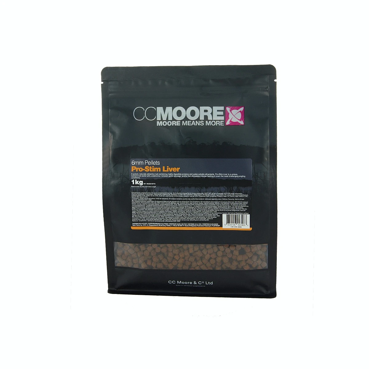CcMoore Pro-Stim Liver Pelletsrozmiar 6mm/1kg - MPN: 90900 - EAN: 634158443466