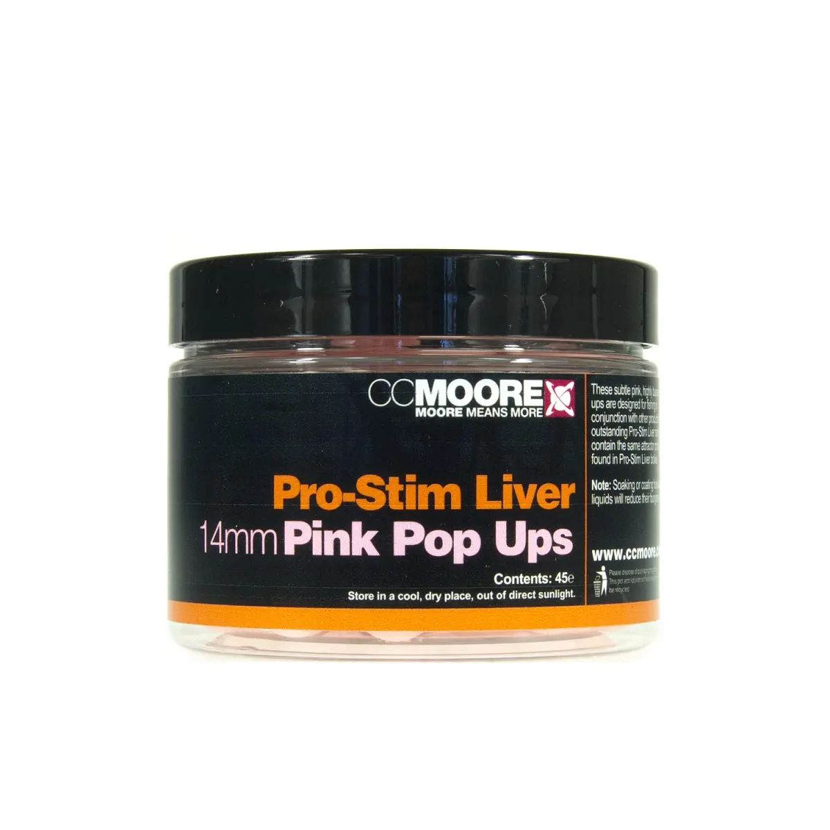 CCMoore Pro-Stim Liver  Pop Ups  - Pinkrozmiar 14mm - MPN: 90351 - EAN: 634158434310