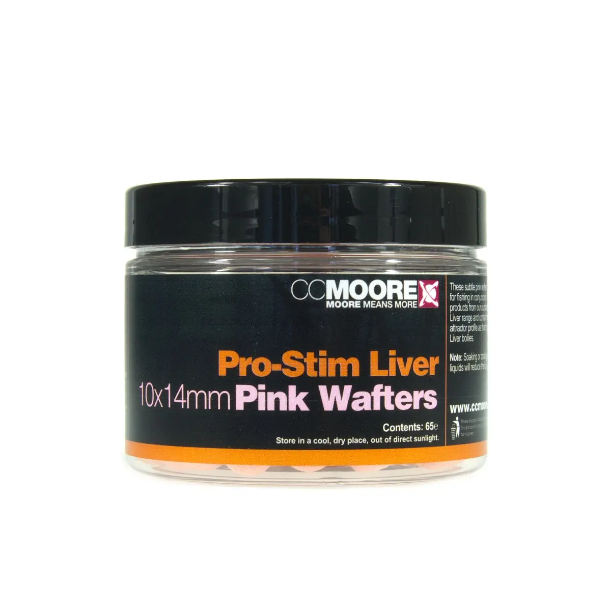 CCMoore Pro-Stim Liver Dumbell Wafters - Pinkrozmiar 10x14mm - MPN: 98102 - EAN: 634158438486
