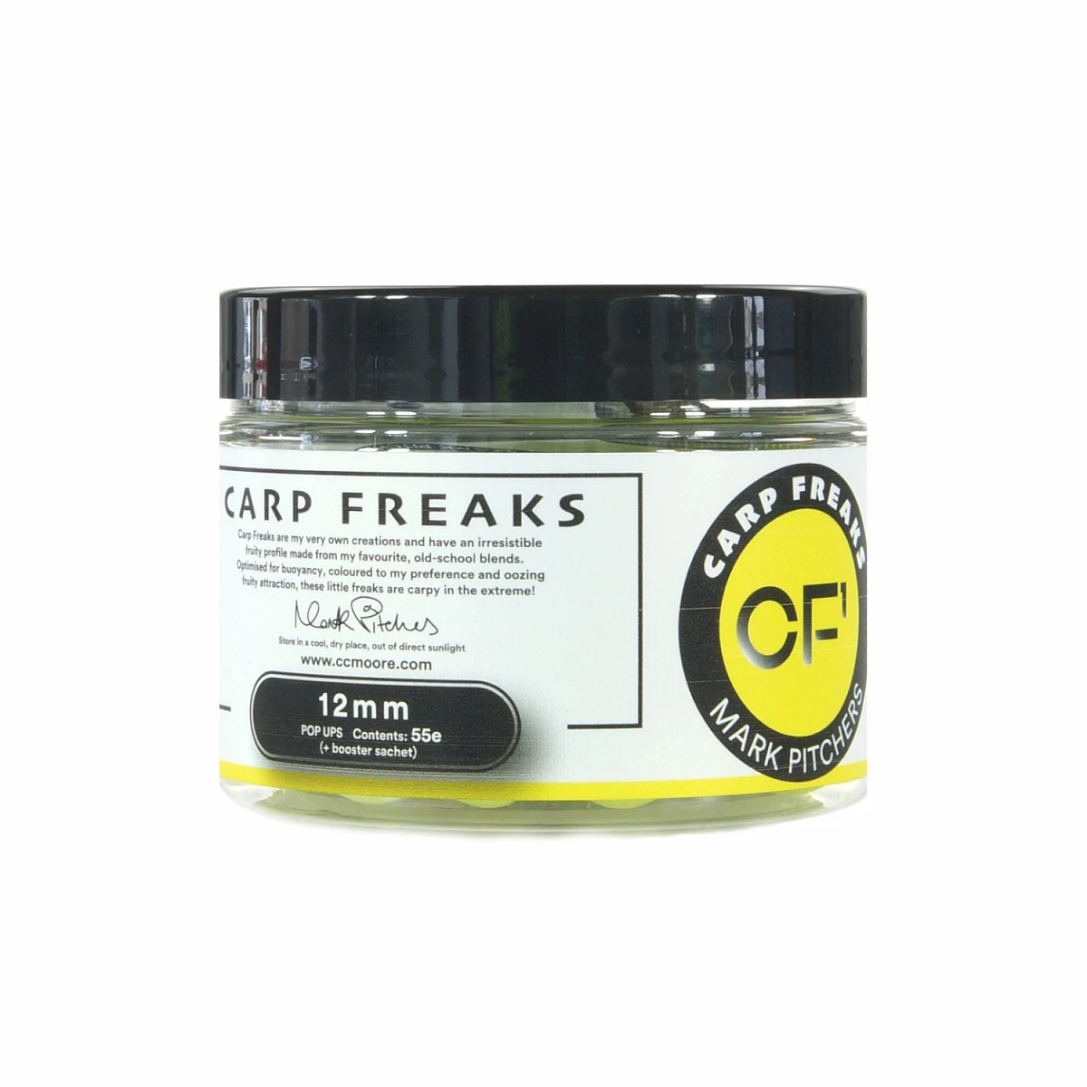 CcMoore Carp Freaks Pop Ups - Yellowrozmiar 12mm - MPN: 90458 - EAN: 634158437687