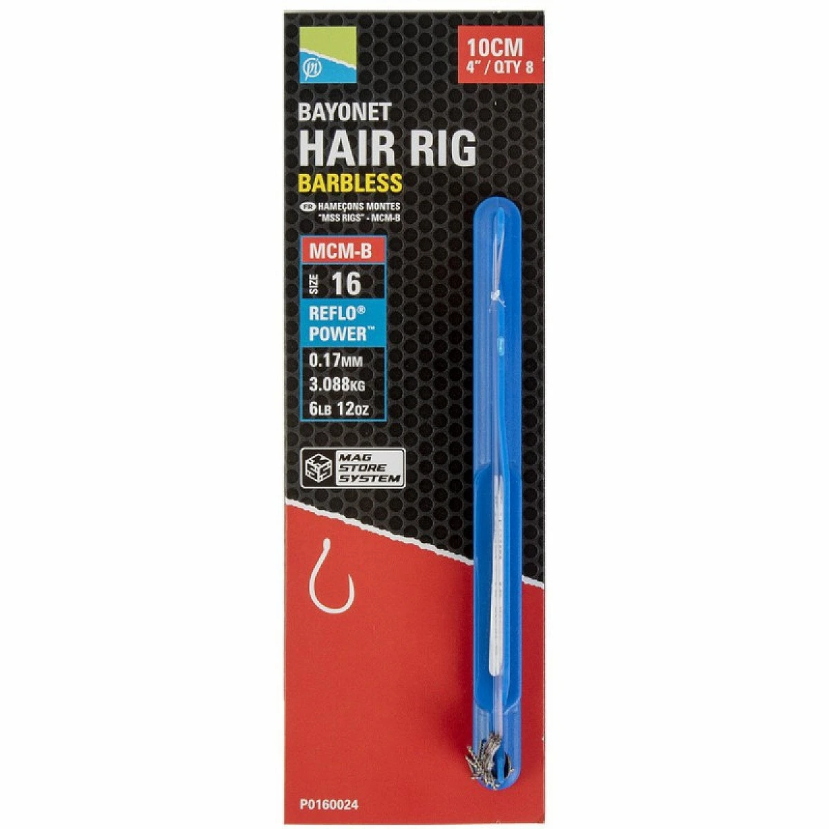 Preston Innovations MCM-B Bayonet Hair Rig Barbless - 10cm 14 / 0.19mm (3.34kg) / 10cmrozmiar 14 / 0.19mm (3.34kg) / 10cm - MPN: P0160023 - EAN: 5055977487359