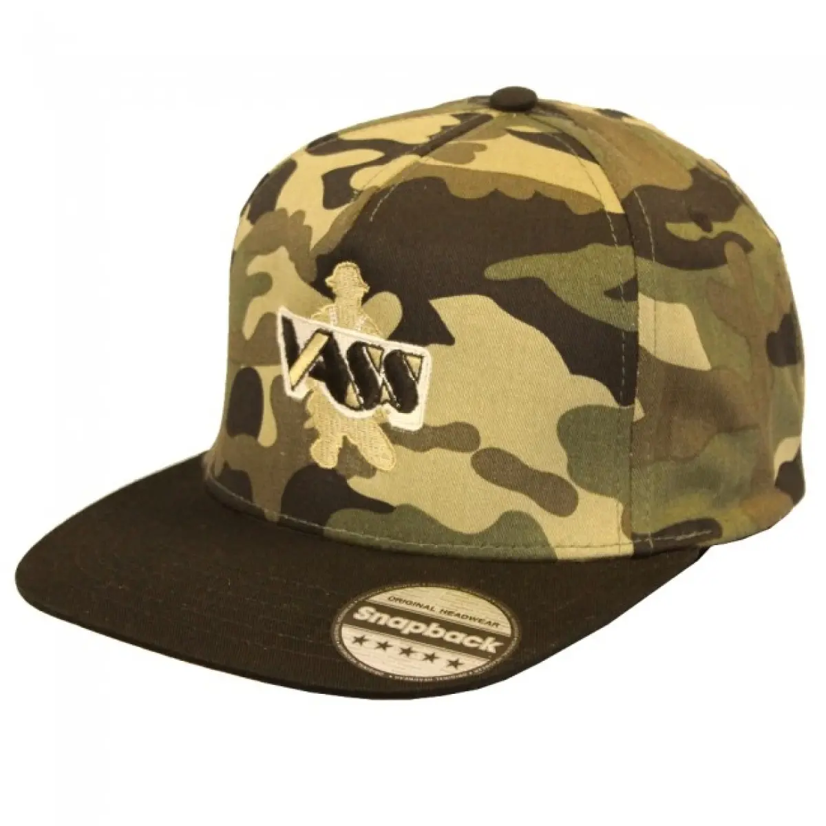 Vass Snapback Green Camo with Black Peakrozmiar One size - MPN: VB691/348 - EAN: 5060832422697