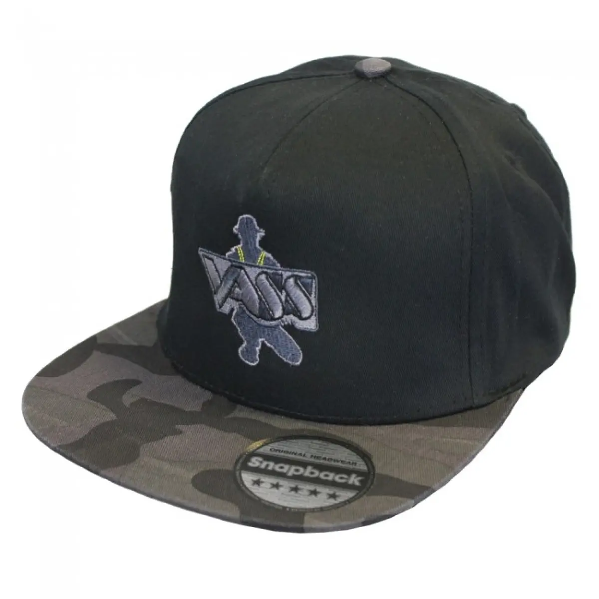 Vass Snapback Black with Black/Grey Camo Peak rozmiar One size - MPN: VB691/835 - EAN: 5060832422727