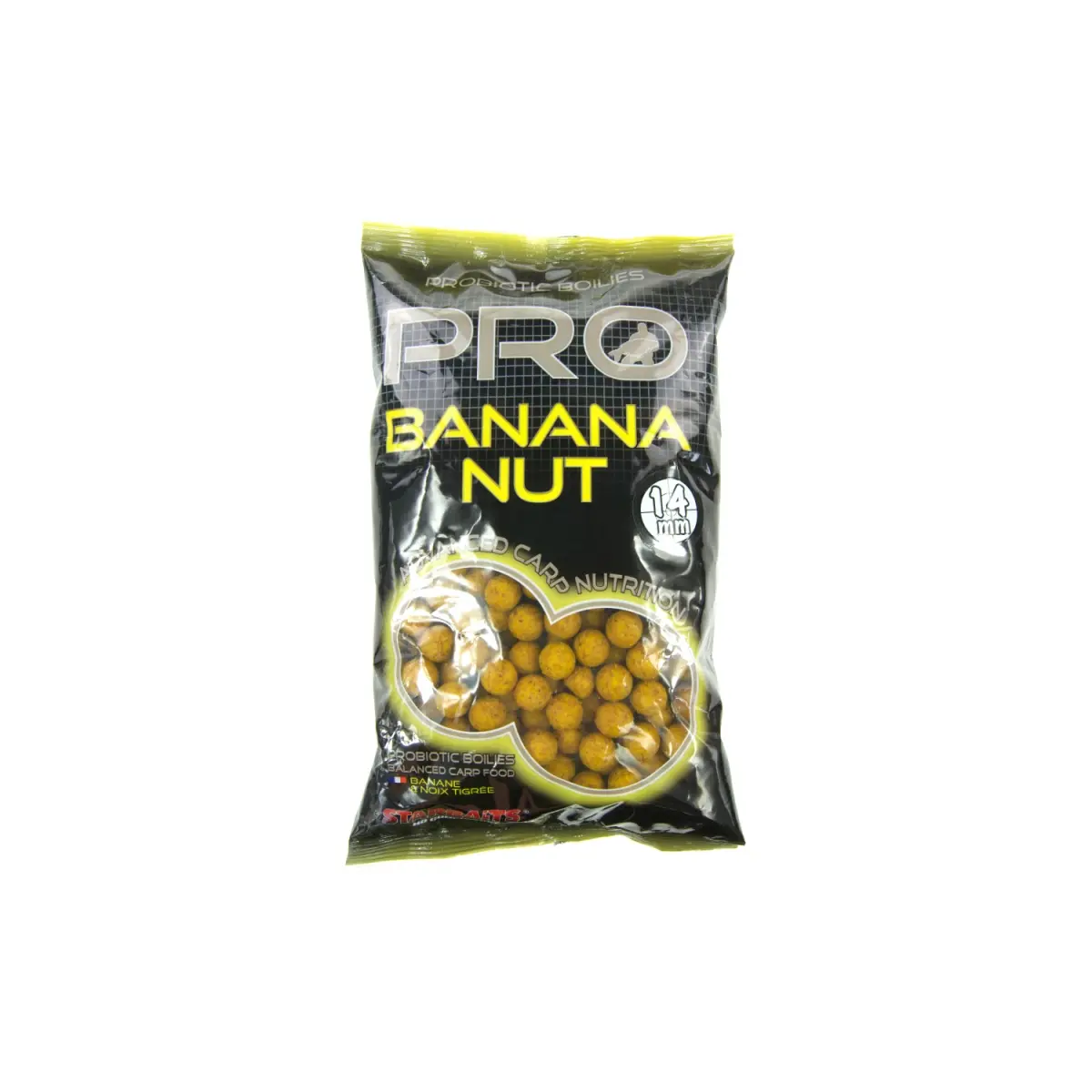 Starbaits Probiotic Banana Nut Boiliesrozmiar 14 mm /0,8kg - MPN: 64067 - EAN: 3297830640675