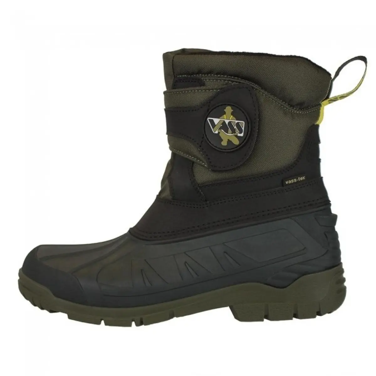 Vass Fleece Lined Boot with Strap (Black & Green) 42 (UK8)rozmiar 42 (UK8) - MPN: VS150-50/82/42