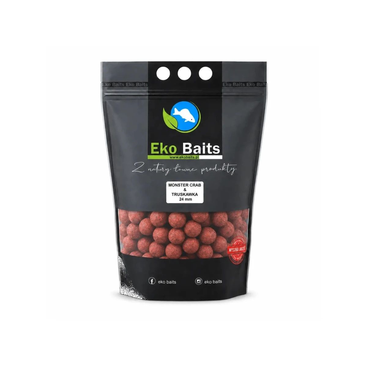 Eko Baits Economy Boilies - Monster Crab Truskawkarozmiar 24mm / 3.5kg - EAN: 5905562314136